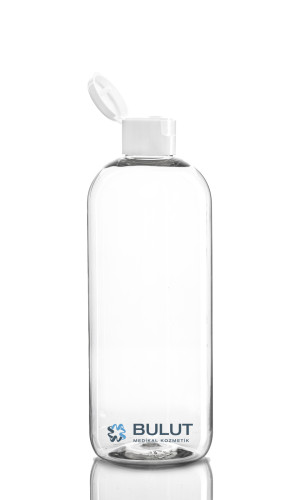 400 ML Plastik Şişe Toptan Boş Şeffaf Şişe Beyaz Dökme Kapaklı