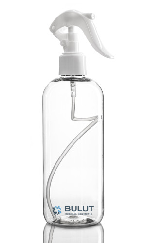 400 ML Şeffaf Pet Şişe Boş Toptan Plastik Şişe Beyaz Mini Trggerli